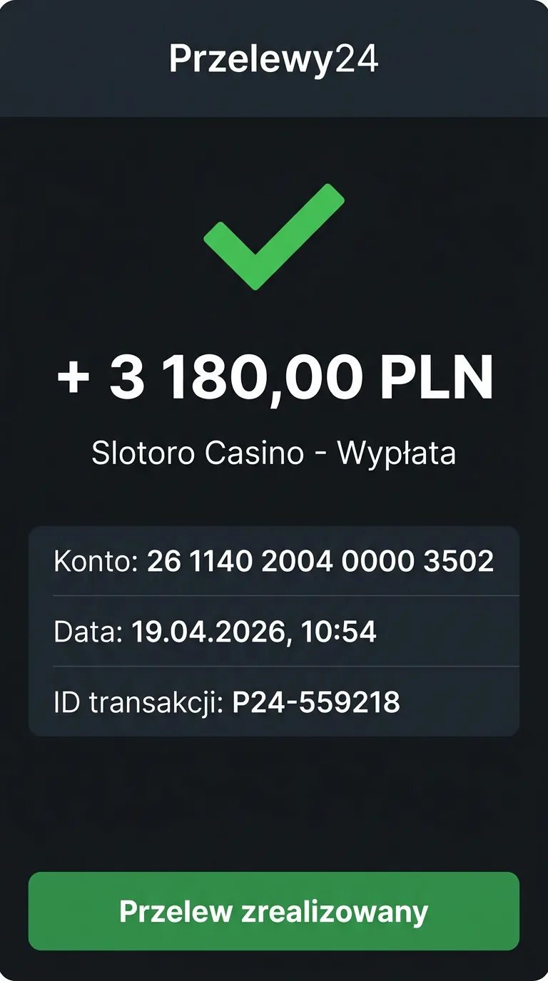 Przelewy24 transfer received PLN 3,180